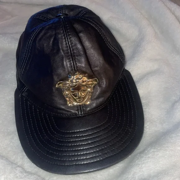 Authentic Leather Versace hat - Picture 5 of 6